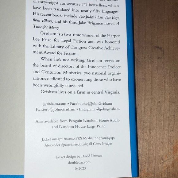 The Exchange by John Grisham Hardcover - Picture 5 of 16